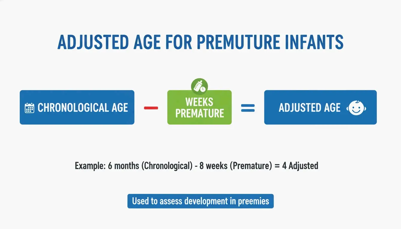 Concept of Adjusted Age: Chronological Age minus Prematurity