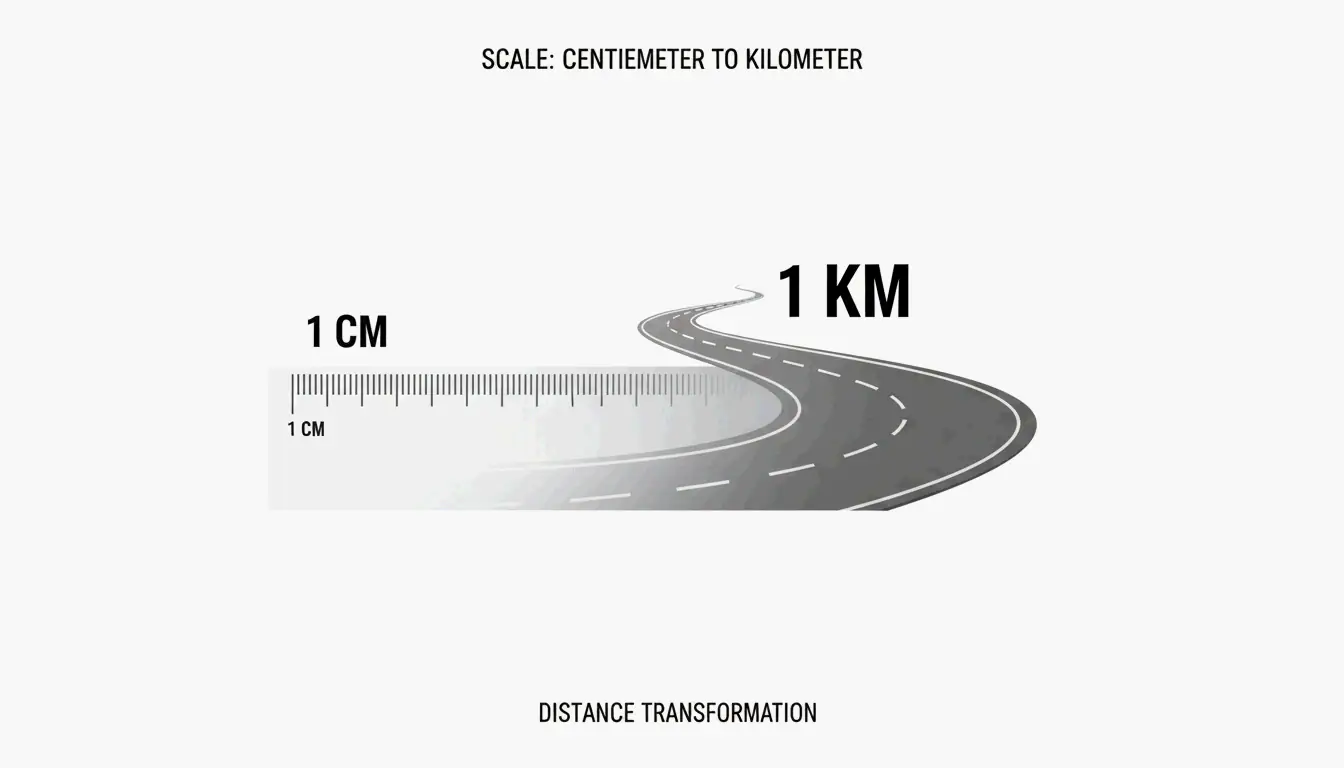 Santimetreyi Kilometreye Nasıl Dönüştürülür: Formüller, Örnekler ve Görsel Kılavuz