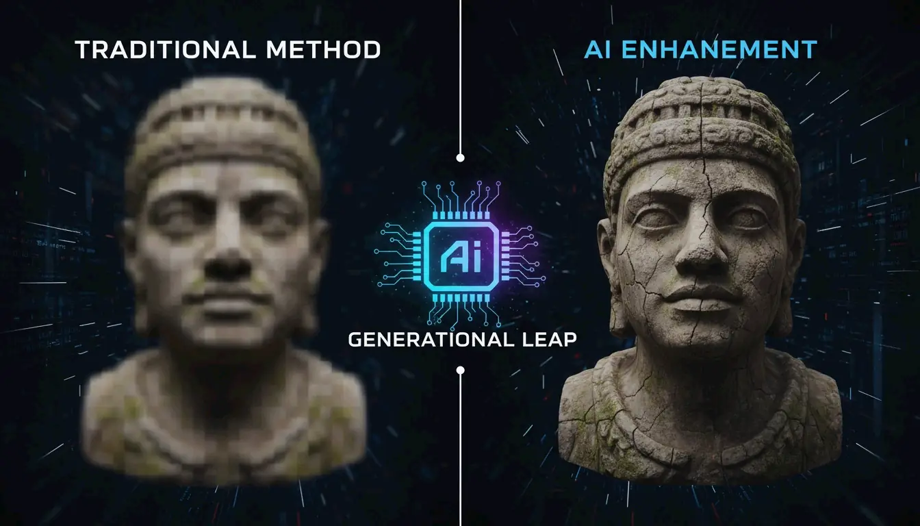 图像水印移除原理：AI 算法与传统方法对比