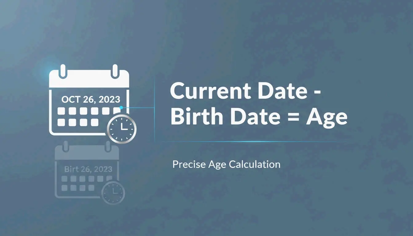 Age Calculator: How to Find Your Exact Age in Years, Months & Days (2026)