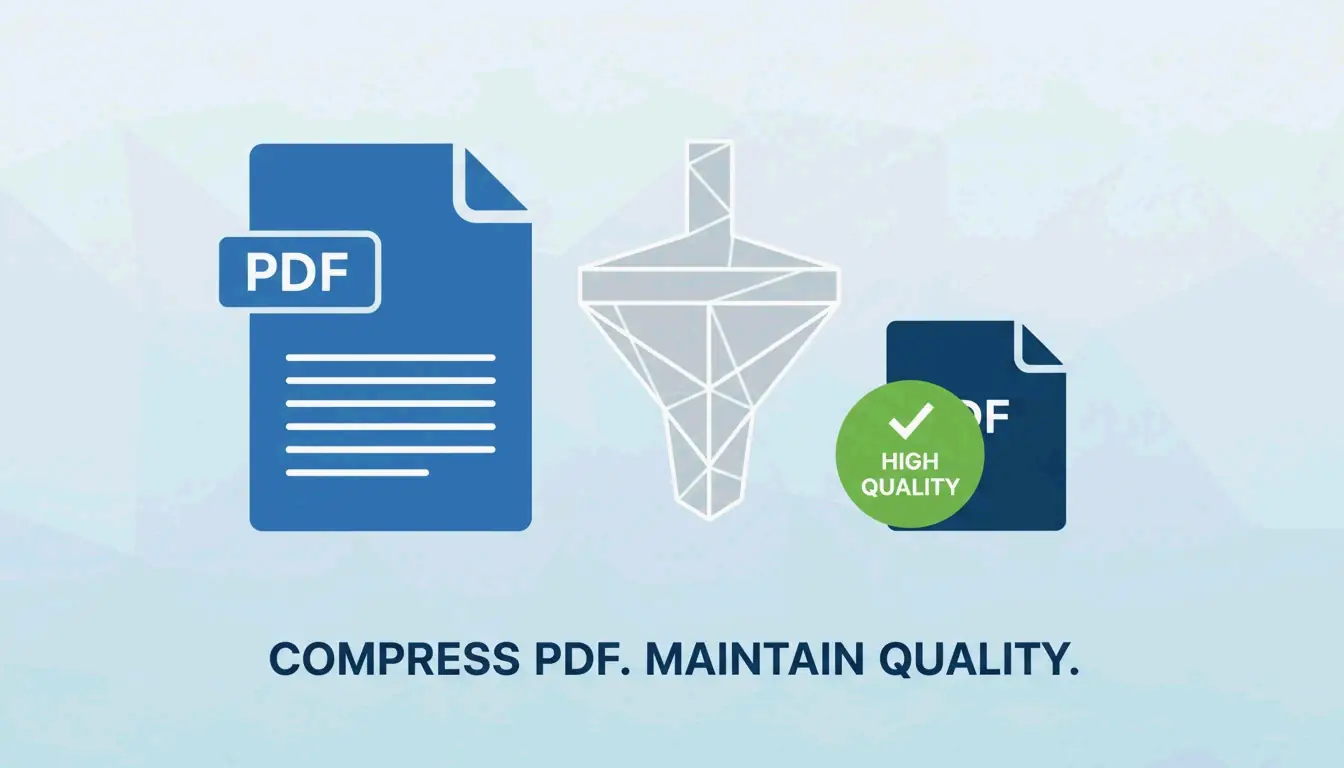 A visual metaphor for digital file compression and quality preservation