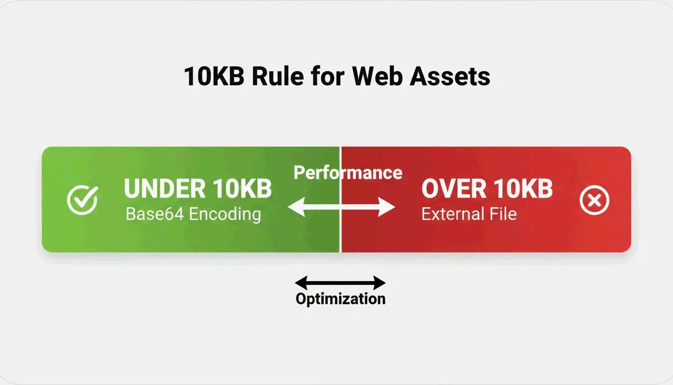 The 10KB decision threshold for Base64